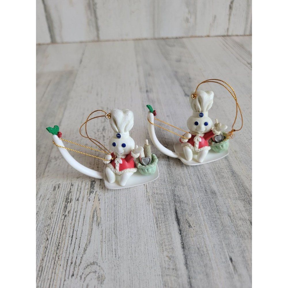 Pillsbury company 1997 spatula bake cookie set ornament Xmas